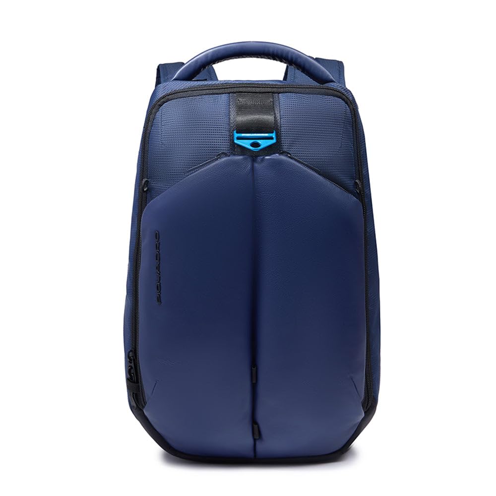 PIQUADRO Zaino da viaggio porta pc 14" | Aggancio per Trolley, Spallacci imbottiti, Vani organizzati, Sostenibile, Ufficio, Uso quotidiano