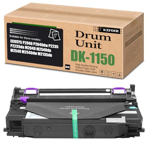 KEFOER DK-1150 Drum Unit Replacement Compatible for Kyocera DK1150 302RV93010 Work with ECOSYS P2040dw P2235 P2235dn M2040 M2540dn M2540 M2540dw Printer (1Pack)
