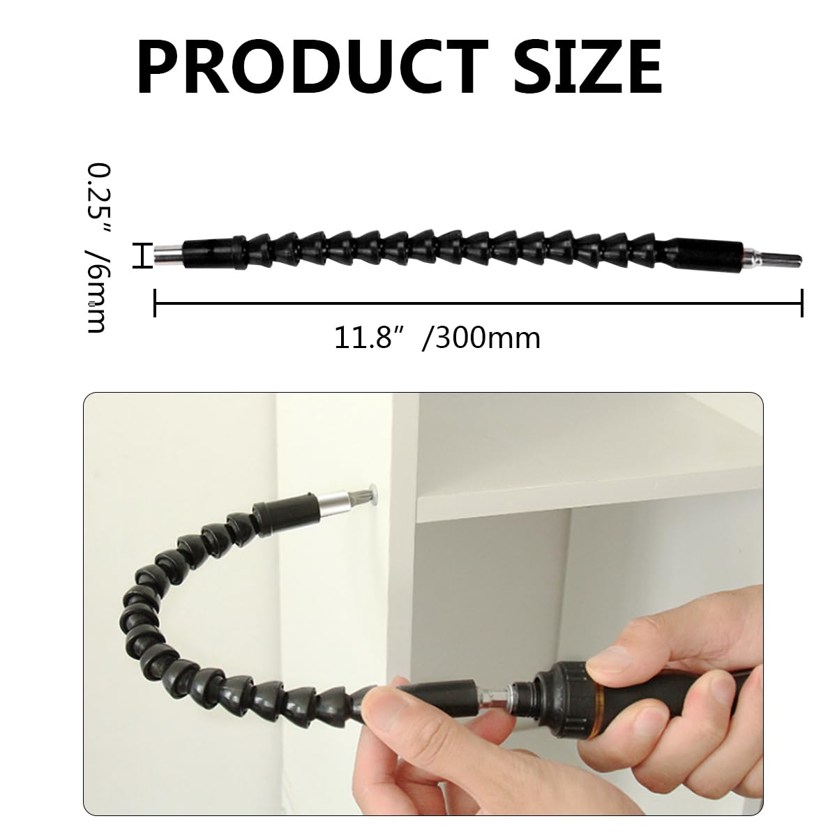 DEWALT Right Angle Drill Adaptor, FlexTorq, 4-in-1 System, Compact - Foto 12
