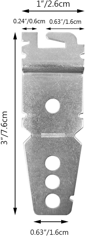 Dishwasher Bracket 2 Pack Undercounter Dishwasher Mounting Bracket with Mounting Screws for Whirlpool Kenmore Maytag Amana Dishwasher