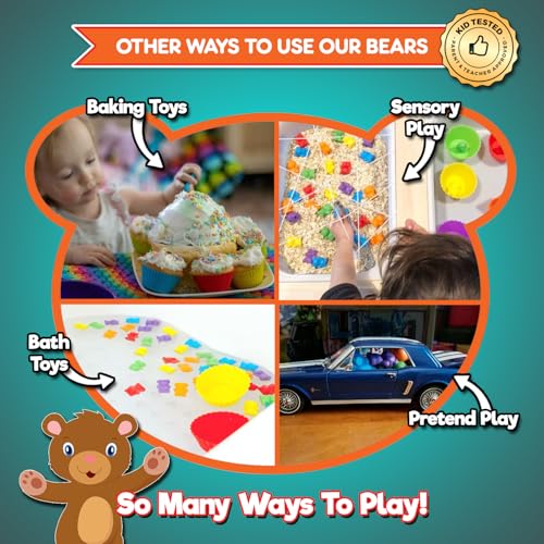 Cute & Cuddly Counting Bears with Dice - Sort, Count, Match & Play 60pc by KIDS KORNER - Image 6