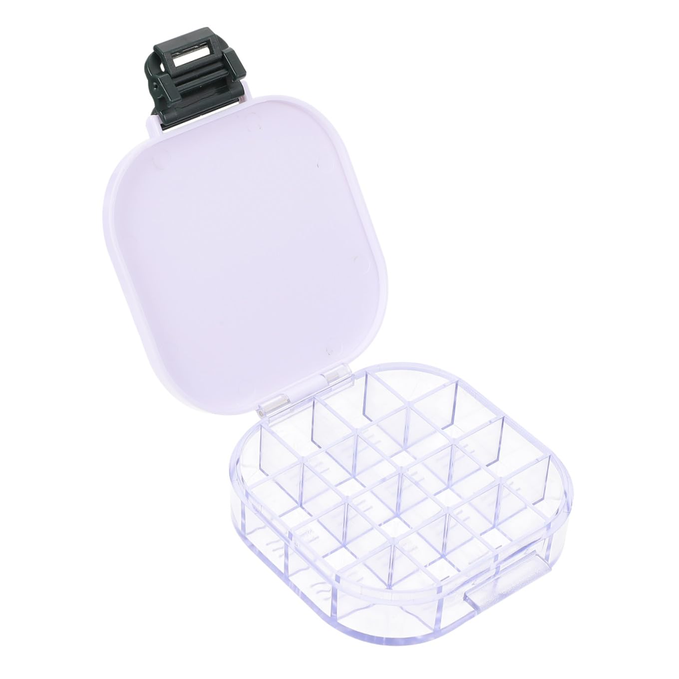 Operitacx 3pièces Boîte De Conservation De Pigments Plastique Avec Compartiments Pour Peinture Aquarelle Palette De Mélange De Couleurs Accessoire Pratique Pour Artistes