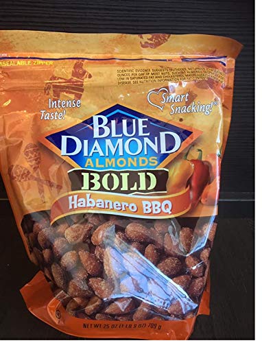 Blue Diamond Almonds Bold Habanero BBQ Almonds, 25 Ounce