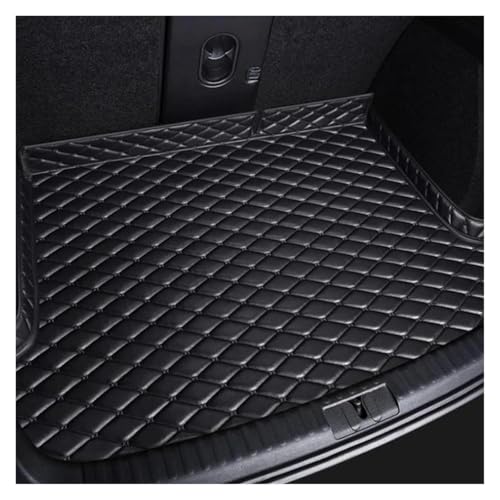 Tapis de coffre pour Tesla Model 3 imperméable en cuir PU antidérapant noir