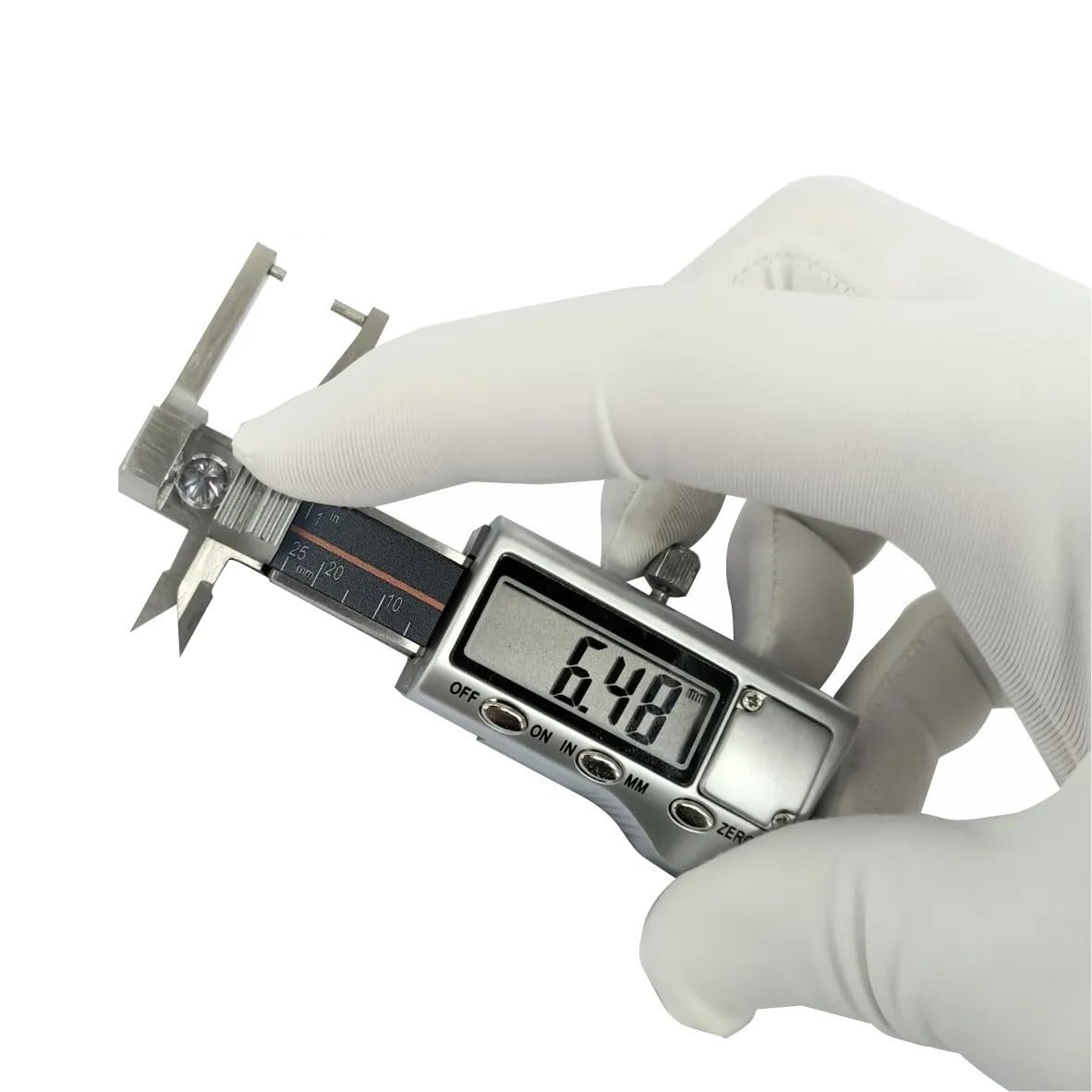 0-25mm 0.01mm Calibre Digital, Medidor de Espesor Micro Electrónico para Medir Piedras Preciosas y Piezas Pequeñas
