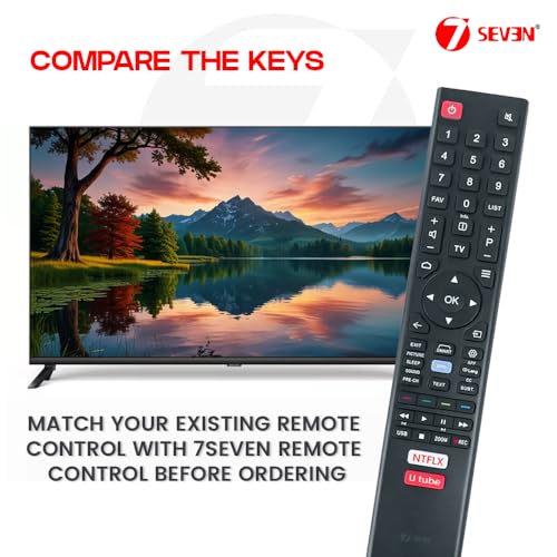 Image of 7SEVEN Compatible for Bpl Tv Remote Control Suitable for All Model of Bpl Smart Television LCD LED Remotes Control