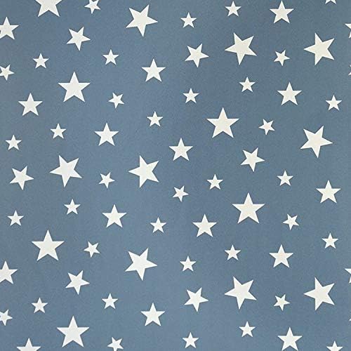 Amazon 生のり付き 国産 壁紙 クロス サンゲツ 壁紙屋本舗 オリジナル Harelu ハレル Stellar ステラ Grayish Blue グレイッシュブルー Zc4003 星柄 スター 子供部屋 キッズ 青 ブルー 1m単位切り売り 壁紙