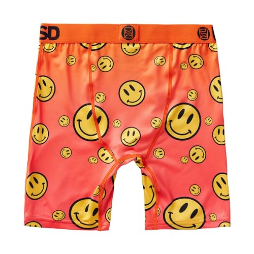 Image of PSD Underwear Youth Boys Boxer Briefs - Smiley Print, Comfortable Active Underwear for Boys, Boys Underwear Packs & Singles