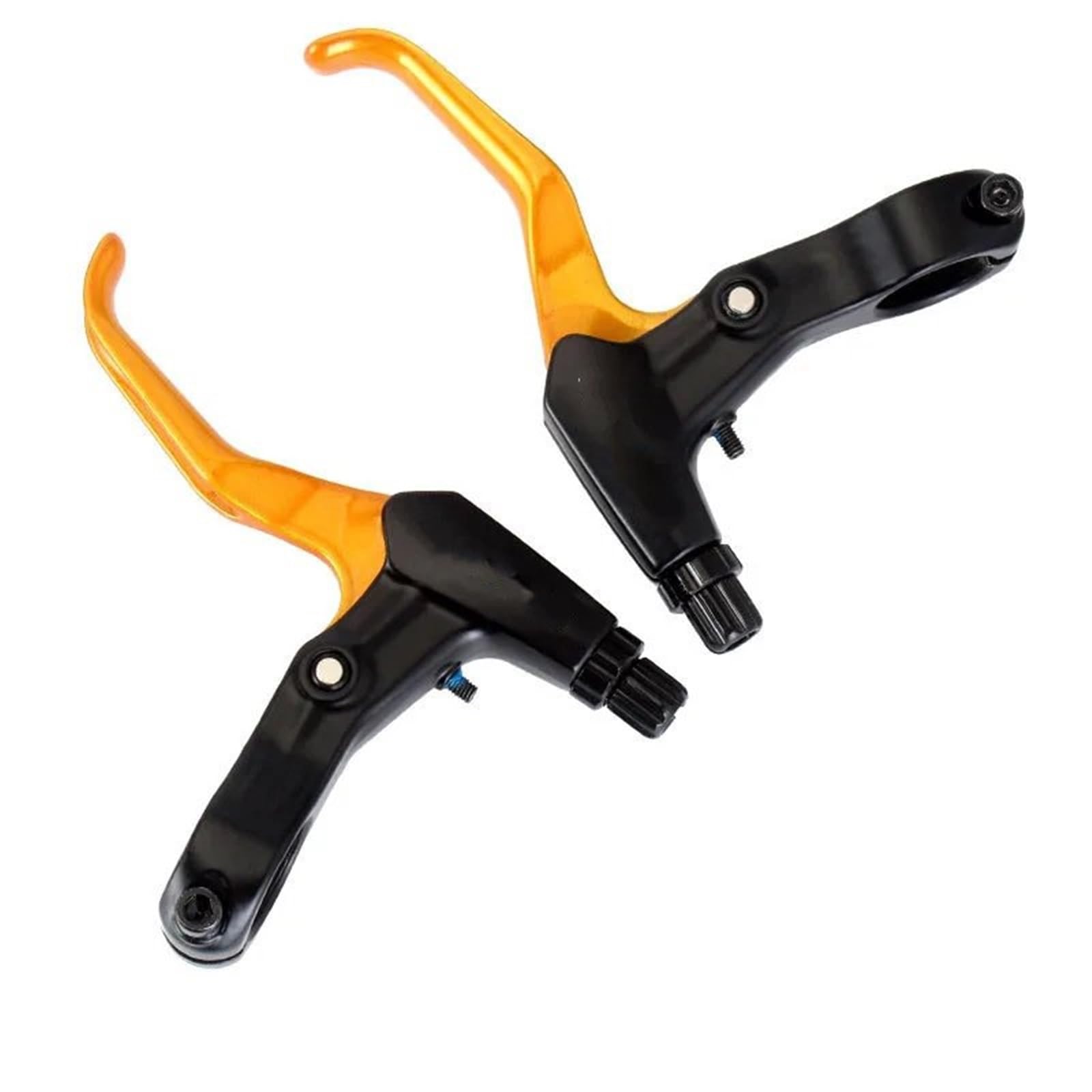 AIQWOJD Bike Rear Brake Drum Bike Brake Rear Drum FR5 Aluminum Alloy Bicycle Brake Handle Grips for MTB Road Bike Colorful Brake Levers Brake(Yellow)