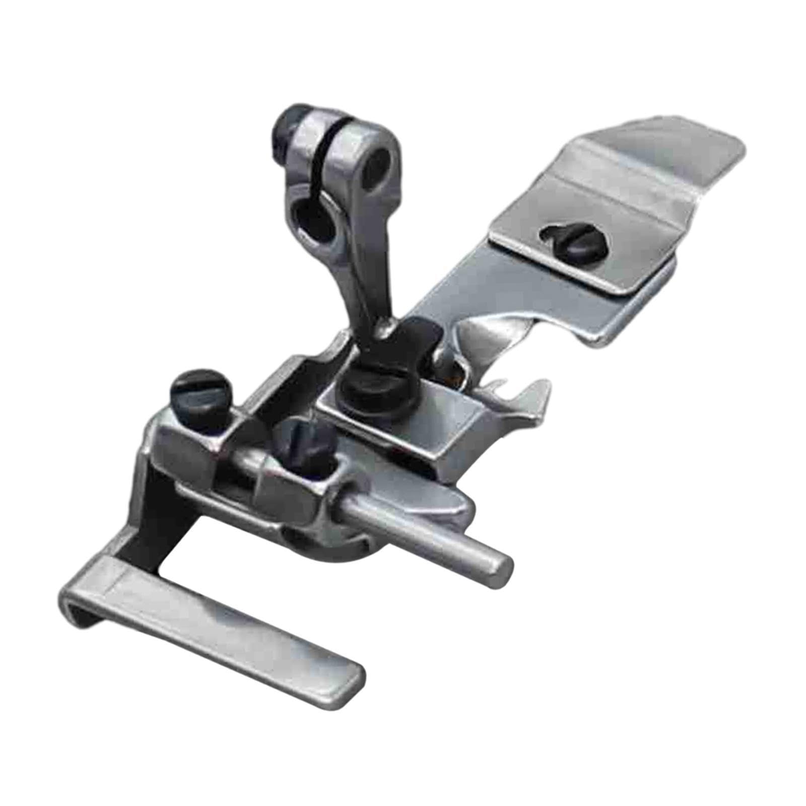 CYDZSRA Industrial Overlock Sewing Machine Presser Foot With Edge Guide Precise Professional Sewing Projects And Tool Replacement Accessories 4 Thread Steel, for 747 and 700