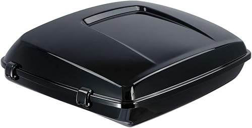 XFMT baúl para motocicleta, para equipaje, 5.5pulgadas de profundidad, color negro