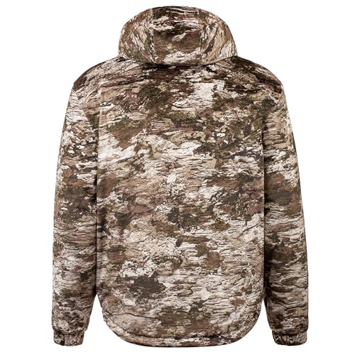 Huntworth Fairbanks Men's Heavy Weight Waterproof Parka Jacket, Tarnen Camo, 2XL4