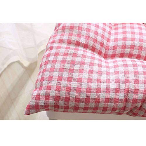 FWZJ Cuscino per Sedia Tartan Griglia a Scacchi