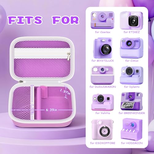 Funda para cámara instantánea Kids PAIYULE color púrpura miniatura 2