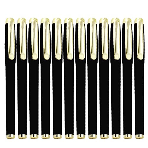 Bolígrafos OBE WISEUS Gel 1.0mm Tinta Negra Pack 12 miniatura 2
