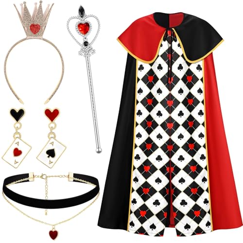 GANSHAYA 5 Pcs Halloween Queen Costume Include...