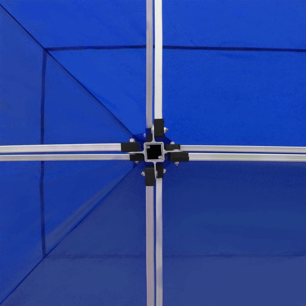 Gazebo pieghevole professionale 6x3 m Alluminio Blu