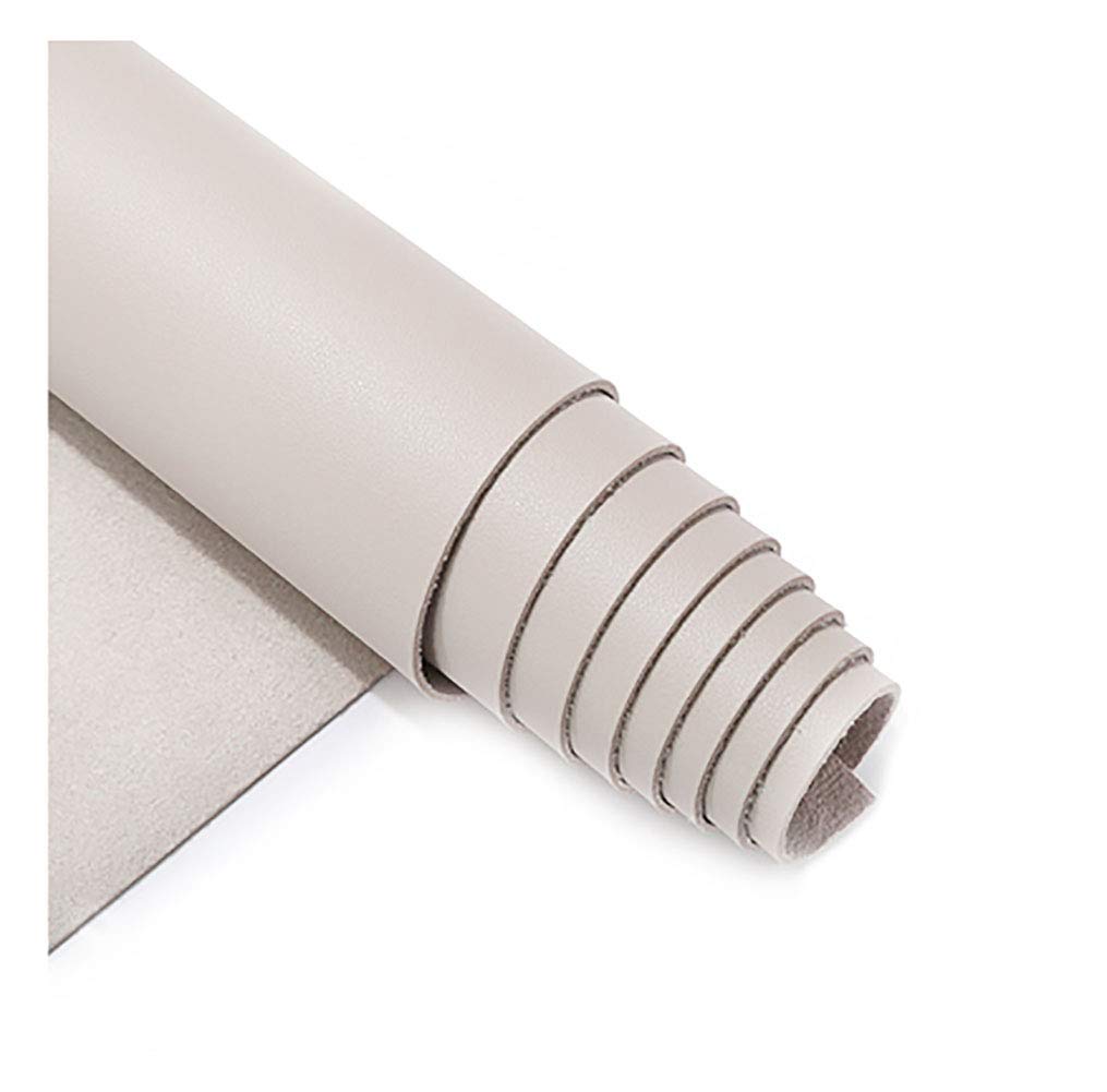 wangk Arkusze ze sztucznej skóry bawełna tył do produkcji kolczyków i kokardek, rękodzieło DIY sztuczna skóra skóra materiał tapicerski materiał do produkcji skórzanych kokardek i kolczyków -biało-17 # 1,38 × 2 m