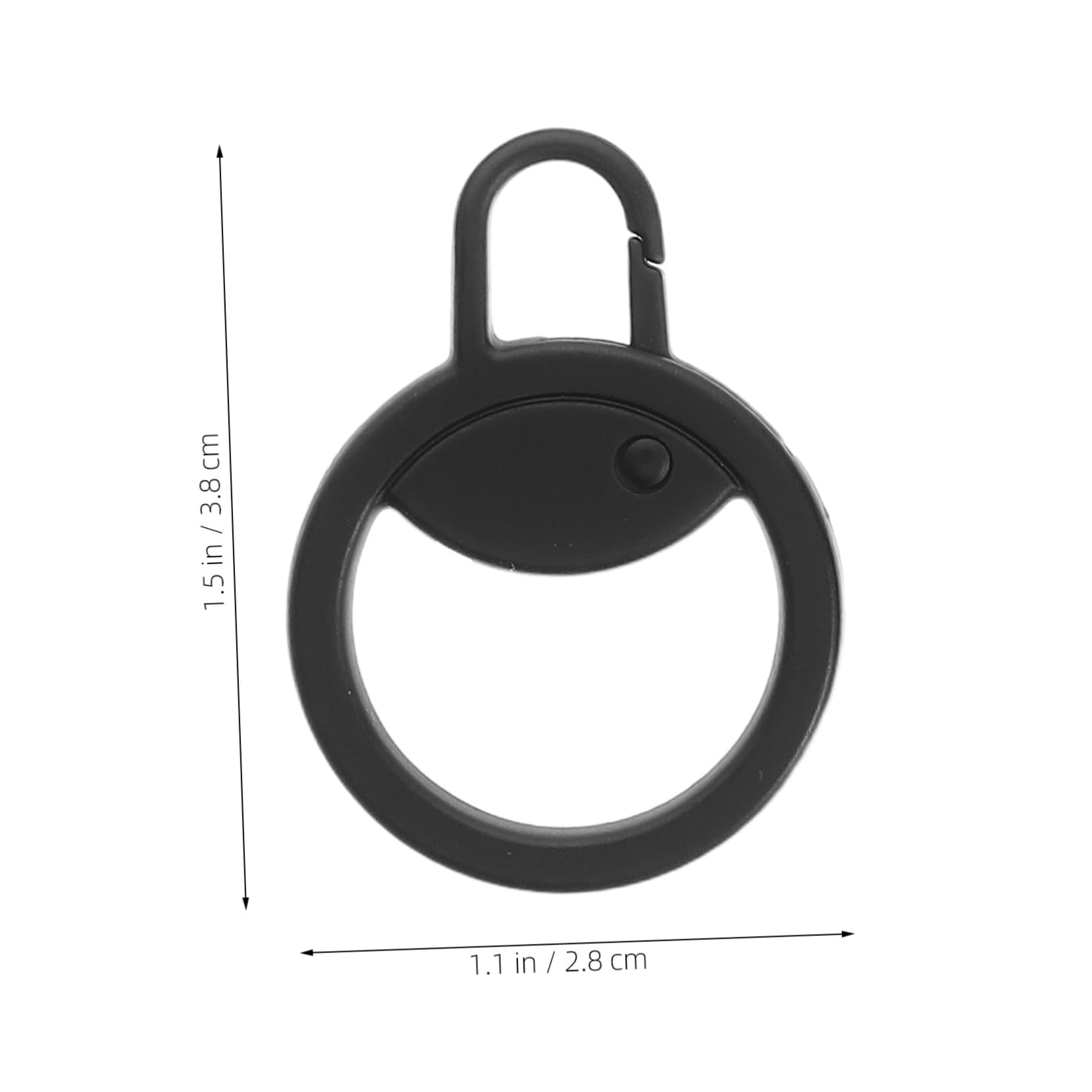 CORHAD 5Pcs Zinc Alloy Zipper Pulls Stylish Round Replacement Tabs for Bags Backpacks and Jackets Durable Easy Installation Broad Compatibility for Luggage Repair