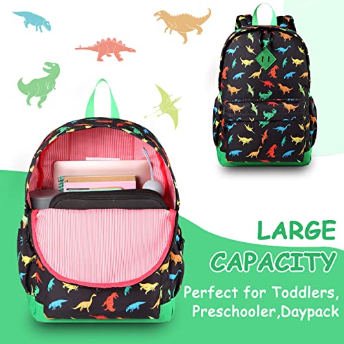Miniatura 6 de Vaschy Mochila Niño, Mochila Escolar Primaria Mochila Infantil 4-6 Años Mochila Dinosaurio Mochila Chica Ajustar Carpeta A4 Con Bolsillos Laterales Y Correa En Pecho
