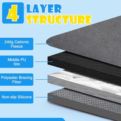 Image of 1 Pack Extra Large Washable Pee Pads for Dogs 72 inchx72 inch Reusable Dog Mat for Floor Non-Slip Waterproof Pee Pads for Dogs Fast Absorbent Pet Whelping Pads Puppy Playpen Mat for Incontinence, Housebreak