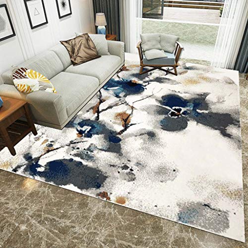 Tapis de salon moderne géométrique 80x160cm minimaliste pour chambre et séjour
