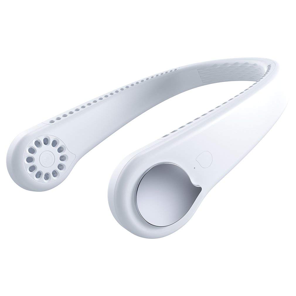 Buy Bladeless Neck Fan, Bendable Neck Hanging Cooler, USB Rechargeable