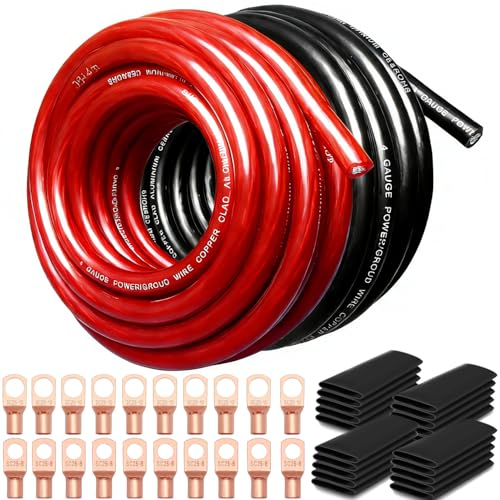Câble de batterie calibre 4 pour câblage audio automobile et alimentation véhicules récréatifs