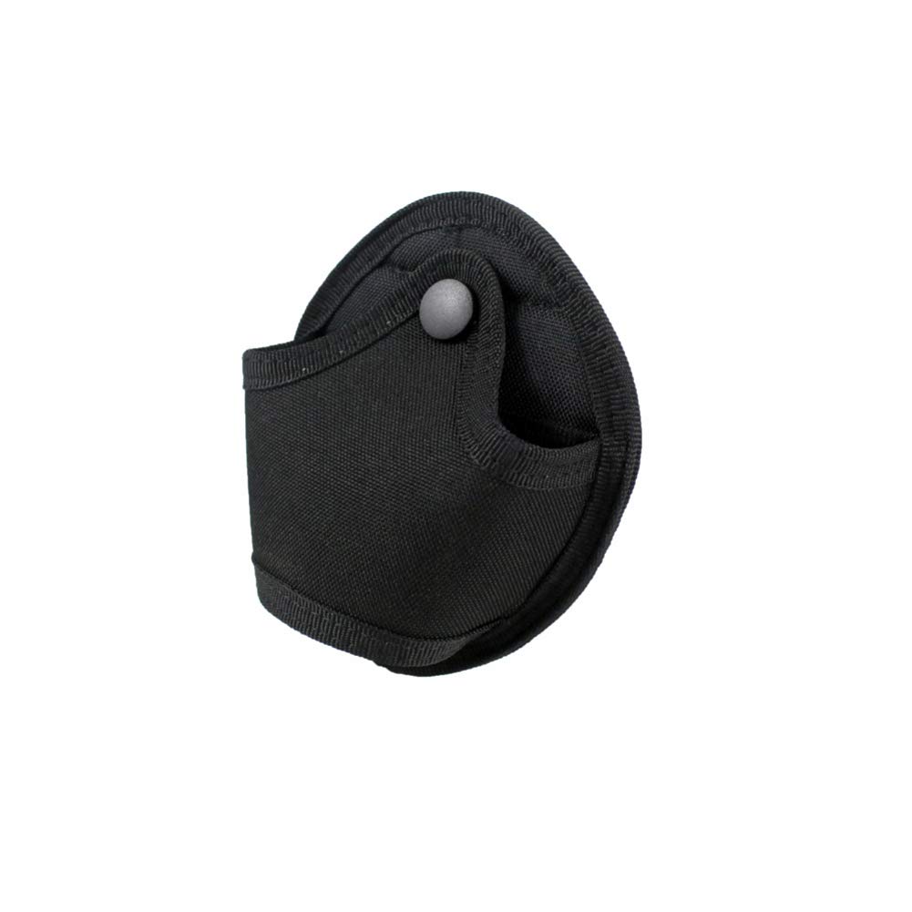 Lankater Black 1Pc Open Cuff Case, Handcuff Case, Hand Cuff Pouch For Chain Or Hinged Cuffs, Outdoor Bag Cuff Case