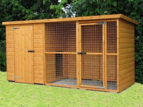 UK Kennels Sussex Dog Kennel And Run(10ft x 4ft)