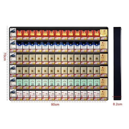 Vitrina de cigarrillos para almacenar sin perder espacio en el mostrador 4