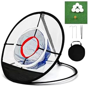 Rupusiner Golf Übung Chipping Netz mit Bällen