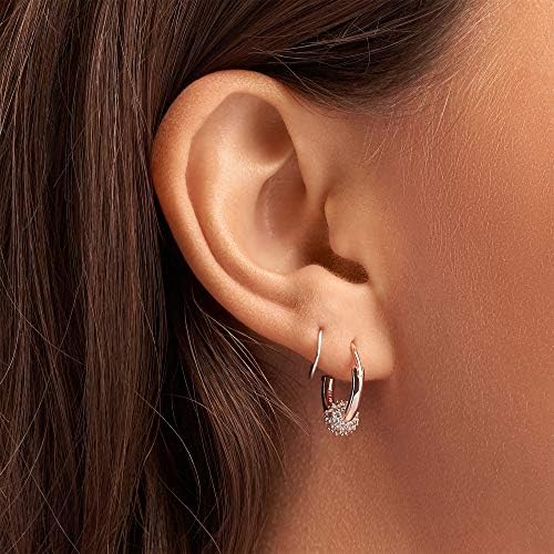 Pendientes Pandora de aro 288294CZ en pavé