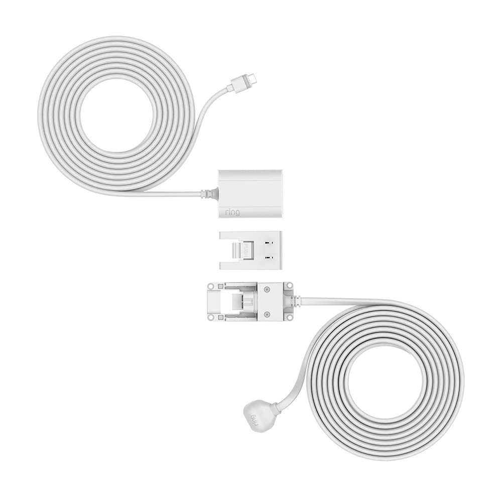 Photo 1 of Ring USB-C Power Adapter for Security Cameras - White