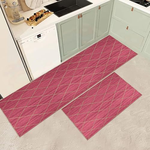 Tapis en jute tressé rose et beige idéal pour l'entrée d'une maison de lac ou une terrasse