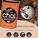 Tiger Spice Chai Tea Latte Mix, 64 Oz, Black Tea, Organic Spices, Dairy Free, Serve Hot or Cold, Just Add Water or Milk, 64 Servings, Perfect for Food Service