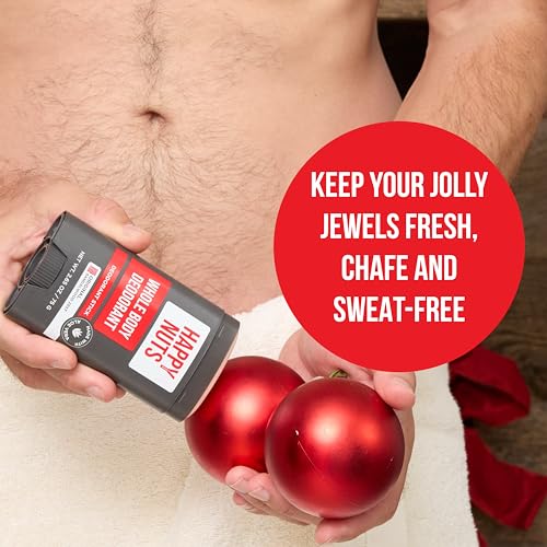 HAPPY NUTS Holiday Essentials Bundle Kit - Gift Box for Men with Comfort Cream, Hydrating Body Wash & Whole Body Deodorant - Mens White Elephant Gift Basket Idea for Him and Stocking Stuffer - Image 3