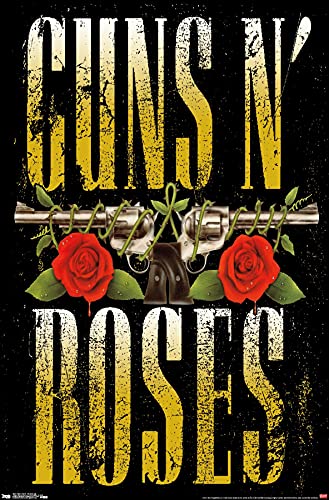 Guns N' Roses - Stacked Logo Wall Poster, 34L" x 22.4W", Unframed Version
