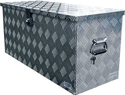 Alubox Truckbox D120 Edelstahl Werkzeugkasten für Transport und Lagerung