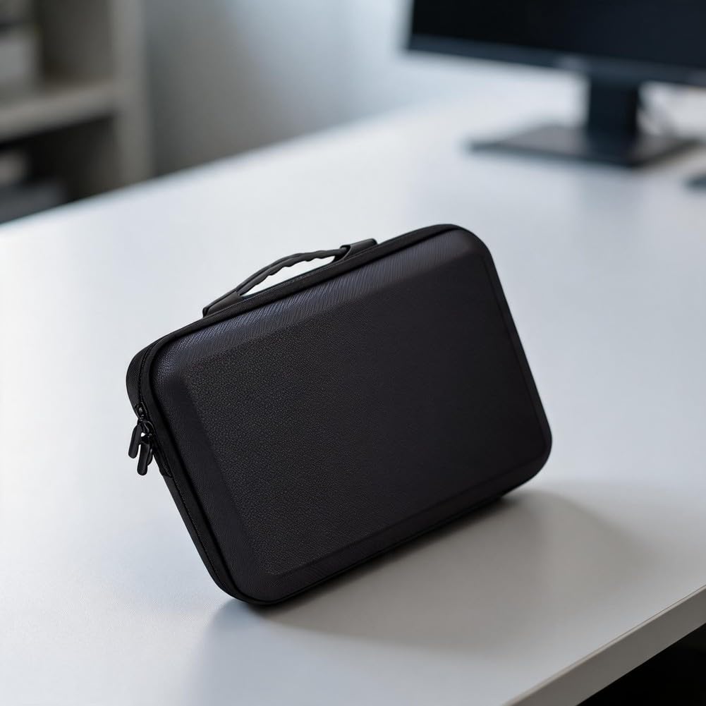 Étui de transport rigide en EVA pour DJI Lito X1, sac de rangement étanche et résistant aux chocs avec bandoulière, organiseur de voyage portable pour accessoires, noir
