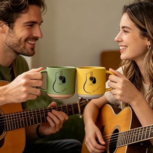 Taza de Cerámica Personalizada para Amantes de la Guitarra miniatura 5