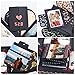 MOMSIV Creative Explosion Box,Love Memory DIY Photo Album Surprise Box Handmade Exploding Picture Box as Birthday Anniversary Wedding Christmas Gift (Black)