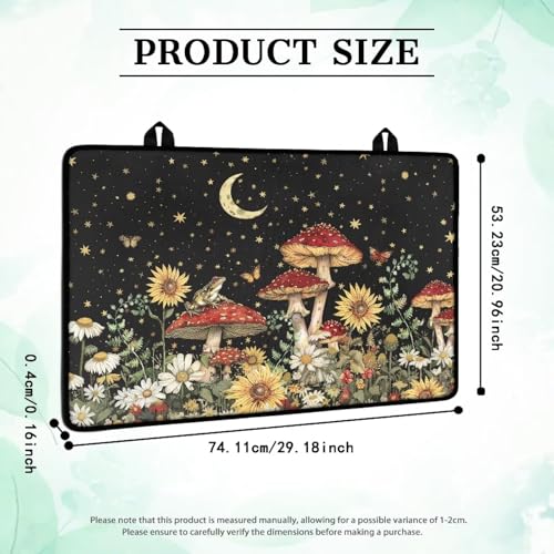 Image of Mushroom Stove Top Covers for Gas Burners, Wear Resistant Electric Stove Top Cover, Anti Scalding Flat Range Stovetop Protector, Thick Dish Drying Mat, Easy to Clean