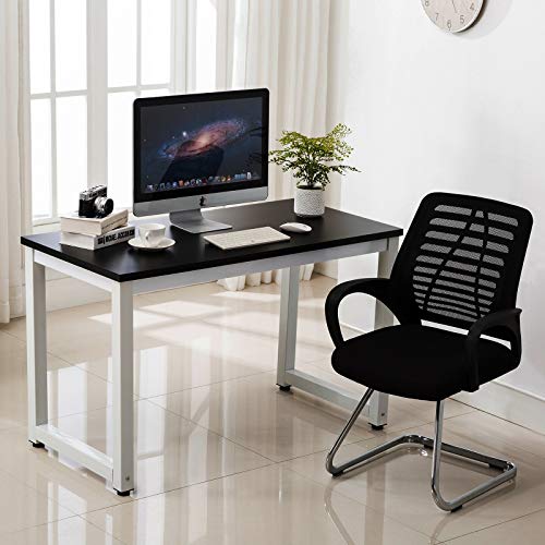 Timmyhouse Pc Laptop Computer Desk Table Workstation Home Office Furniture Board Black #TOP2