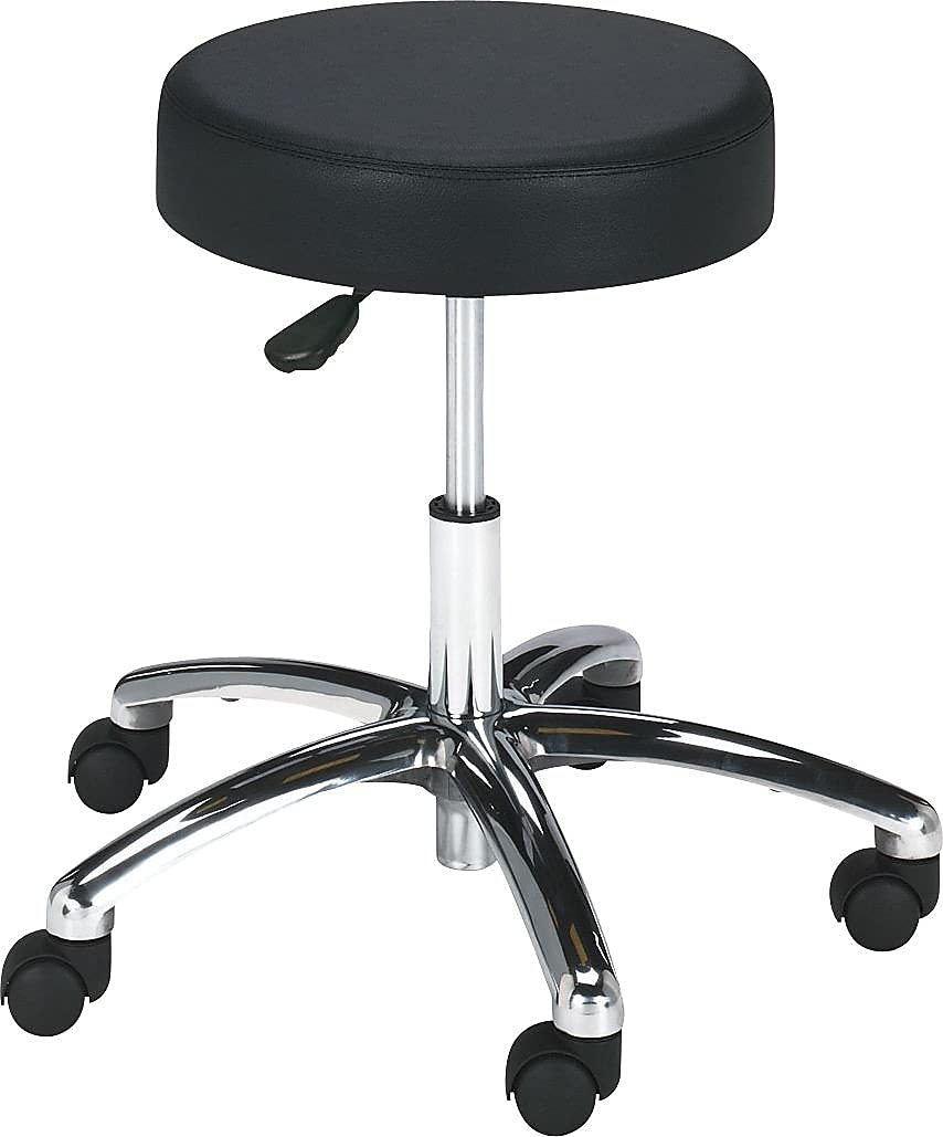 Amazon.com: Safco Lab Stool, Pneumatic Lift 3431BL, Black, Chrome