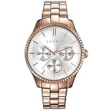 Kratzfestes Mineralglas Esprit Damen-Armbanduhr Analog Quarz Edelstahl ES108942003