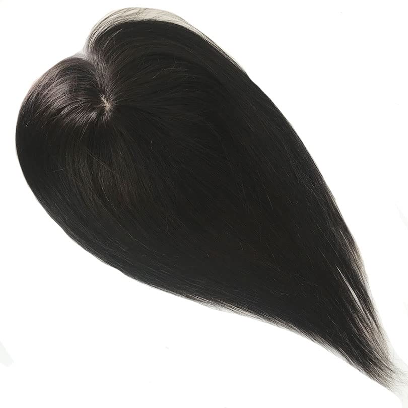 Miniatura 6 de Decoración de cabello virgen con clip hecho a mano, base de seda, corona, 18 x 5 pulgadas, con base de seda, cabello humano con el mejor cabello (18