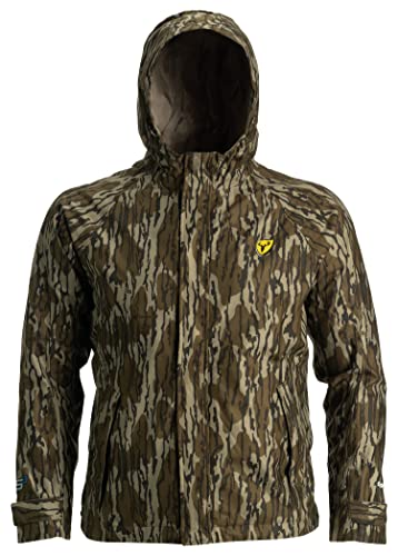 Image of SCENTBLOCKER Men's Lightweight Waterproof Breathable Camo Rain Jacket