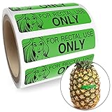 Rectal Use Only Stickers - Funny Gag Gifts for Adults - Pranks for Adults (200/Roll 1.5' x .375') Make Your Friends Laugh - Stupid Funny Prank Stuff and Practical Jokes (Green)