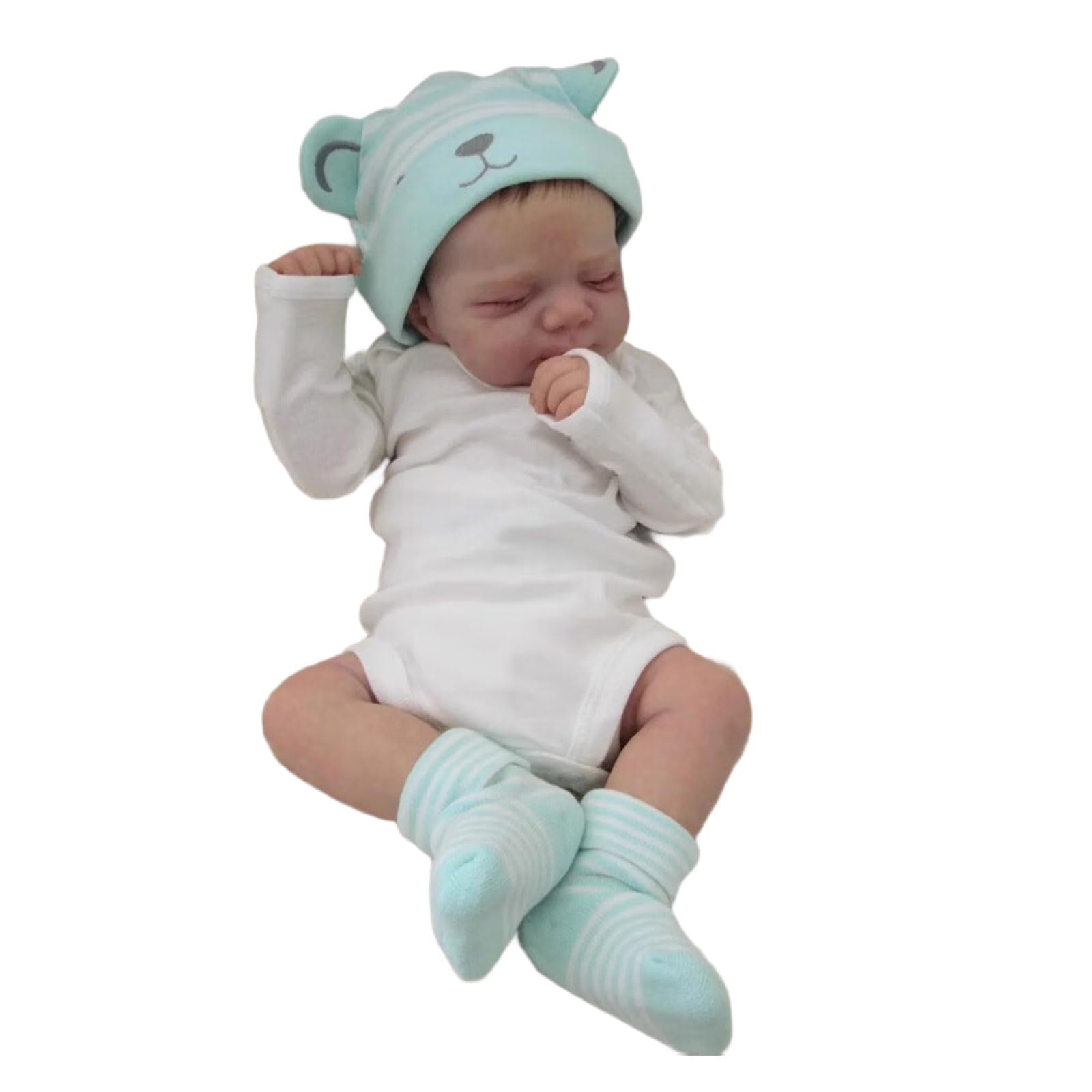 Mitmachbares 48-cm Rekord Babyspielzeug, die echte Hautstruktur und sanfte Gewichtsverteilung für pädagogisches Spiel und emotionales Wachstum hervorhebt und realistische Touch Wiederbelebung des